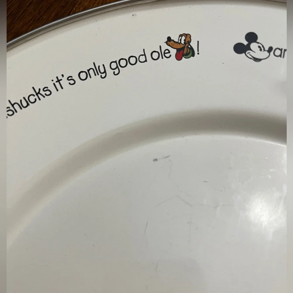 Vintage Disney plate